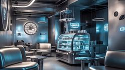 Attachment for Elegan dan Mempesona: Keunggulan Rumah Kopi Monokrom yang Futuristic