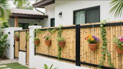 Attachment for Rumah Lebih Elok dengan 5 Inspirasi Pagar Bambu Modern dan Minimalis Tahun 2025